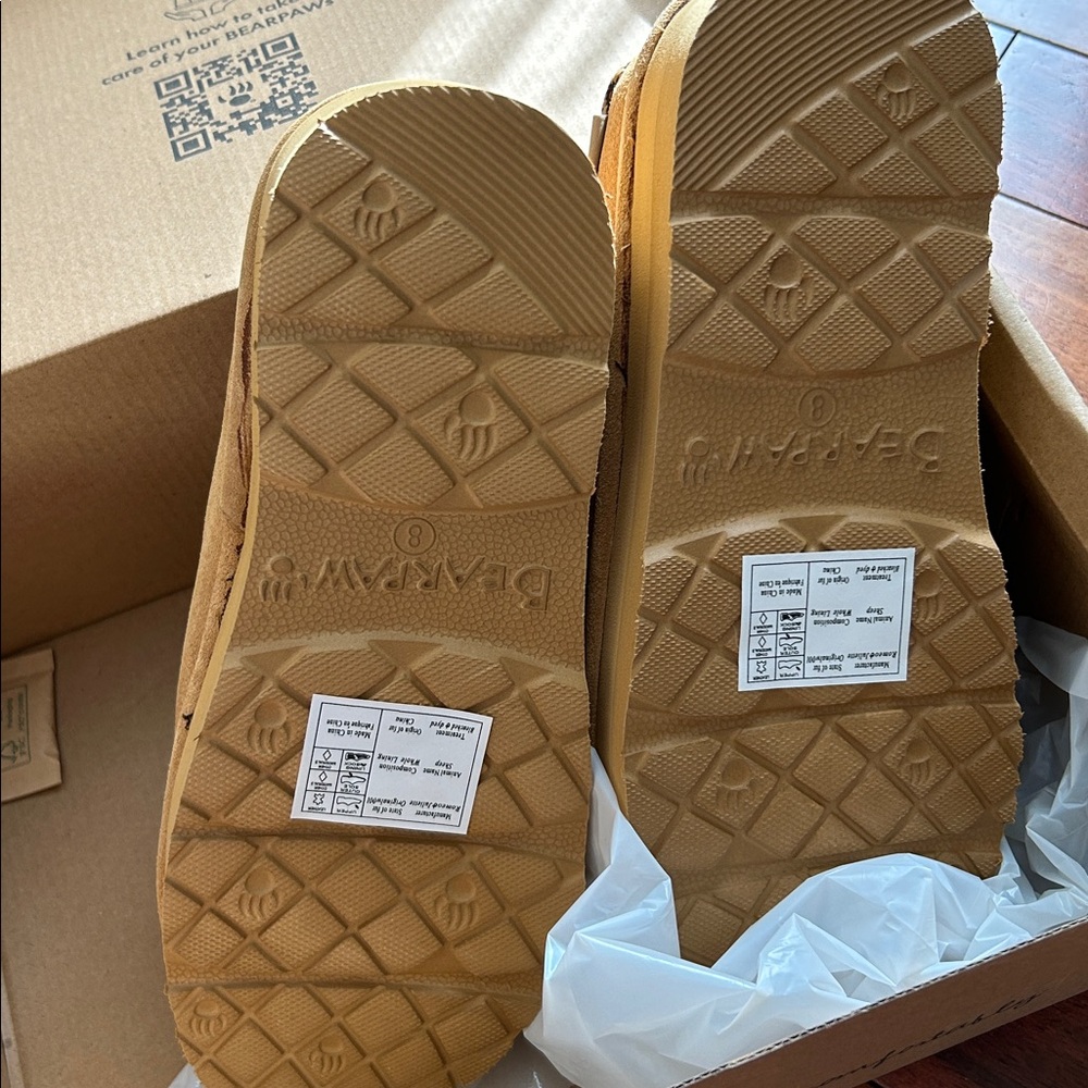 Bearpaw Martis Slipper waterproof Iced Coffee  NIB Size 8 - Picture 7 of 13